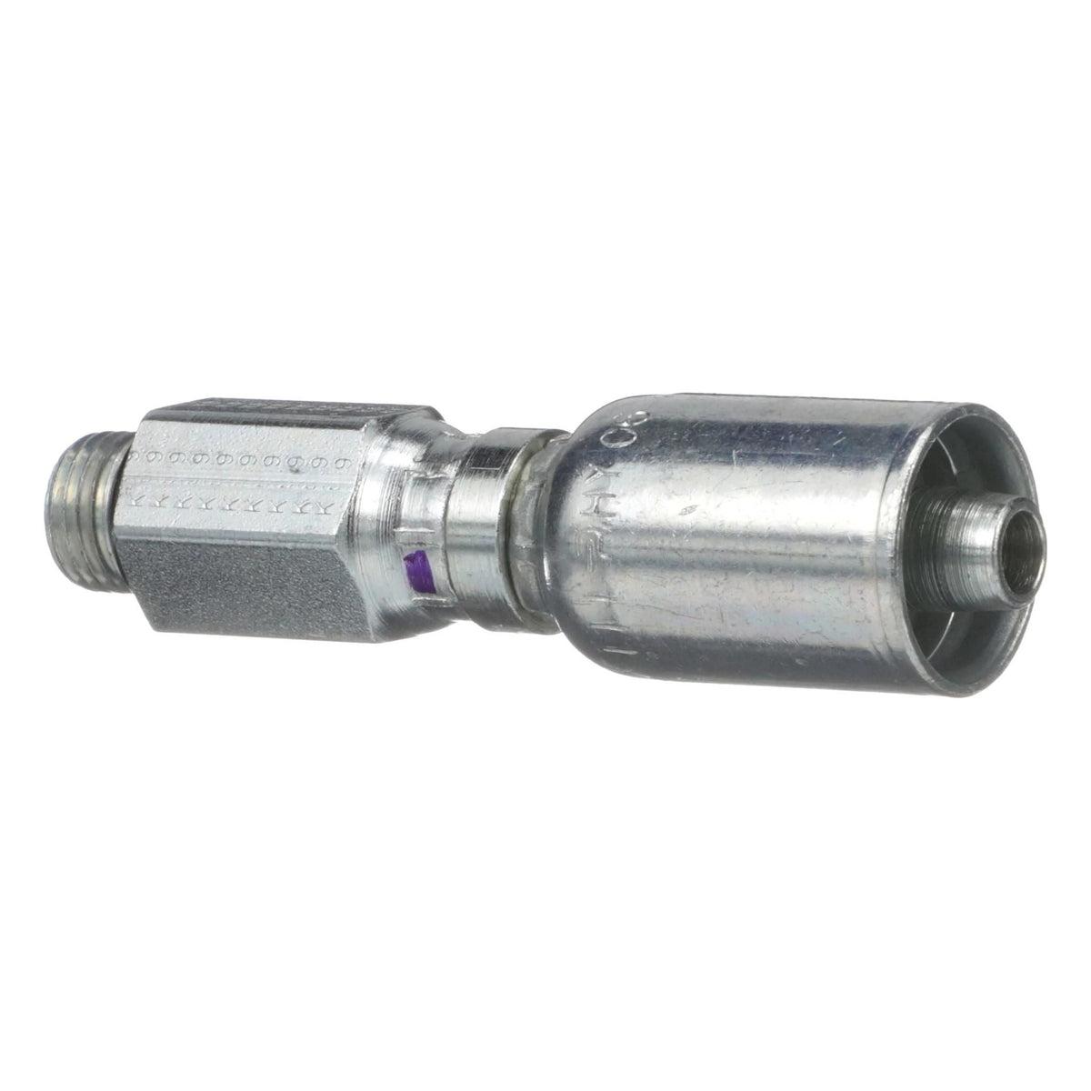 B90781 - OEM HYDRAULIC FITTING MALE SAE STRAIGHT O-RING SWIVEL - CASE CONSTRUCTION
