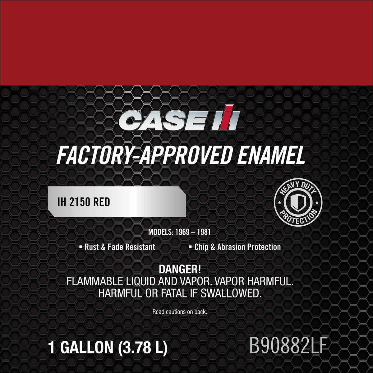 B90882LF - OEM PAINT 2150 RED GAL - CASE CONSTRUCTION