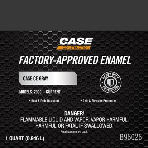 B96026 - OEM PAINT PRIMER CE GRAY QUART - CASE CONSTRUCTION