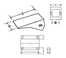 B96412 - OEM BUCKET TOOTH POINT - CASE CONSTRUCTION