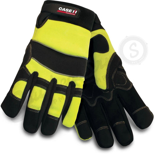 BC6125M - OEM HIGH VISIBILITY GLOVES MEDIUM - CASE CONSTRUCTION