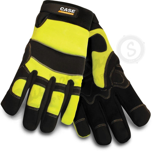 BCC6125M - OEM HIGH VISIBILITY GLOVES MEDIUM - CASE CONSTRUCTION