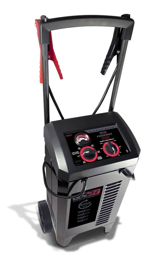 DSR139 - OEM SCHUMACHER 225A PROSERIES MANUAL BATTERY CHARGER/ENGINE STARTER - CASE CONSTRUCTION