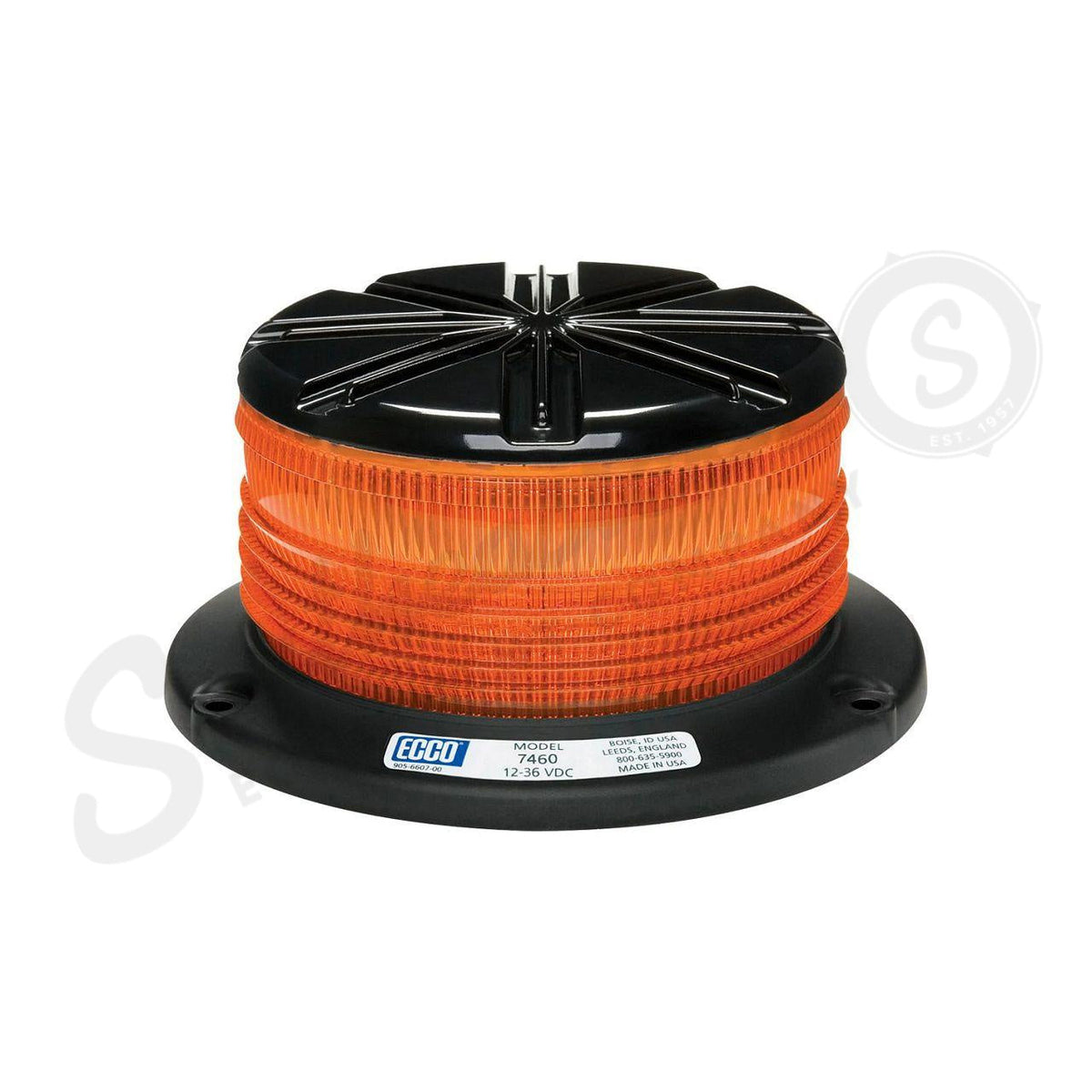 EC7460A - OEM ECCO 7460 SERIES PROFILE LED BEACON 3-BOLT/1IN PIPE MOUNT - CASE CONSTRUCTION