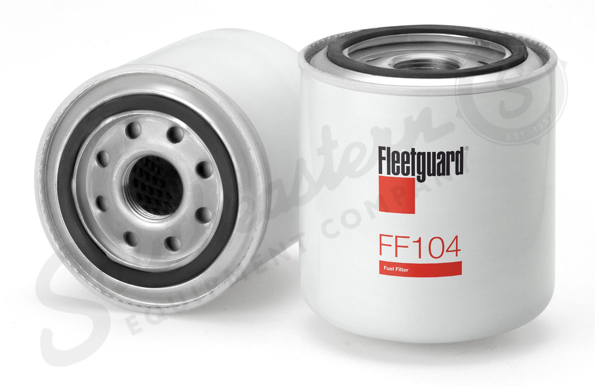 FF104 - OEM FLEETGUARD SPIN-ON FUEL FILTER - CASE CONSTRUCTION