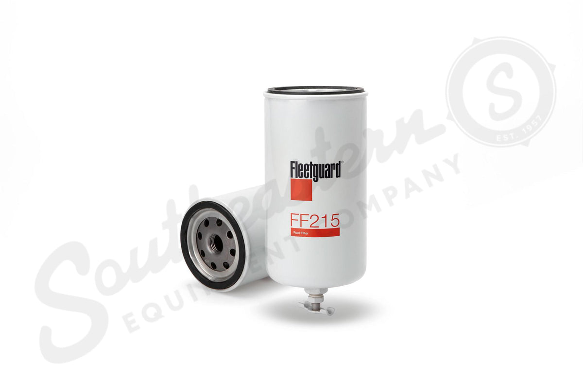 FF215 - OEM FLEETGUARD SPIN-ON FUEL FILTER - CASE CONSTRUCTION