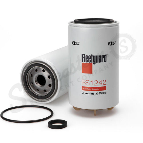 FS1242 - OEM FLEETGUARD SPIN-ON FUEL/WATER SEPARATOR - CASE CONSTRUCTION