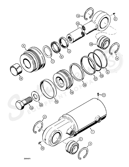 G108713 - OEM WIPER - CASE CONSTRUCTION