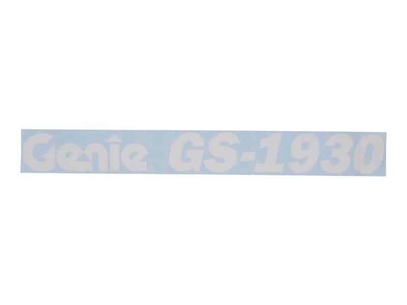 GN62054 - OEM GENIE GS-1930 DECAL - JLG