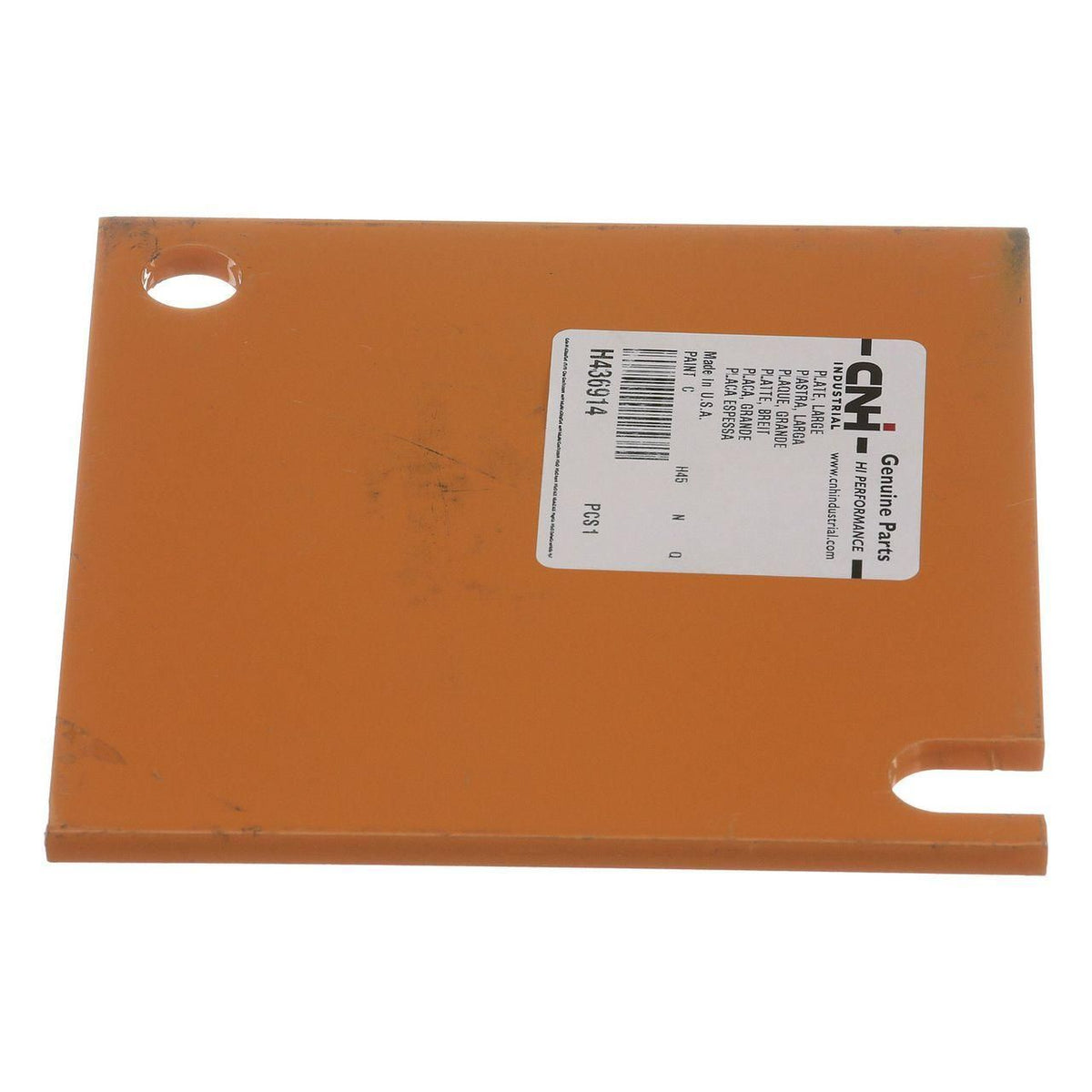 H436914 - OEM PLATE - CASE CONSTRUCTION