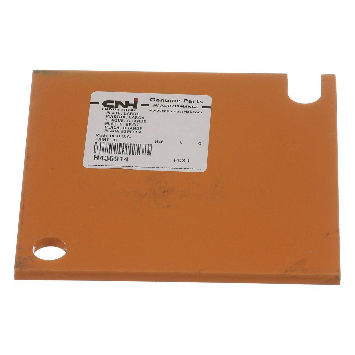 H436914 - OEM PLATE - CASE CONSTRUCTION