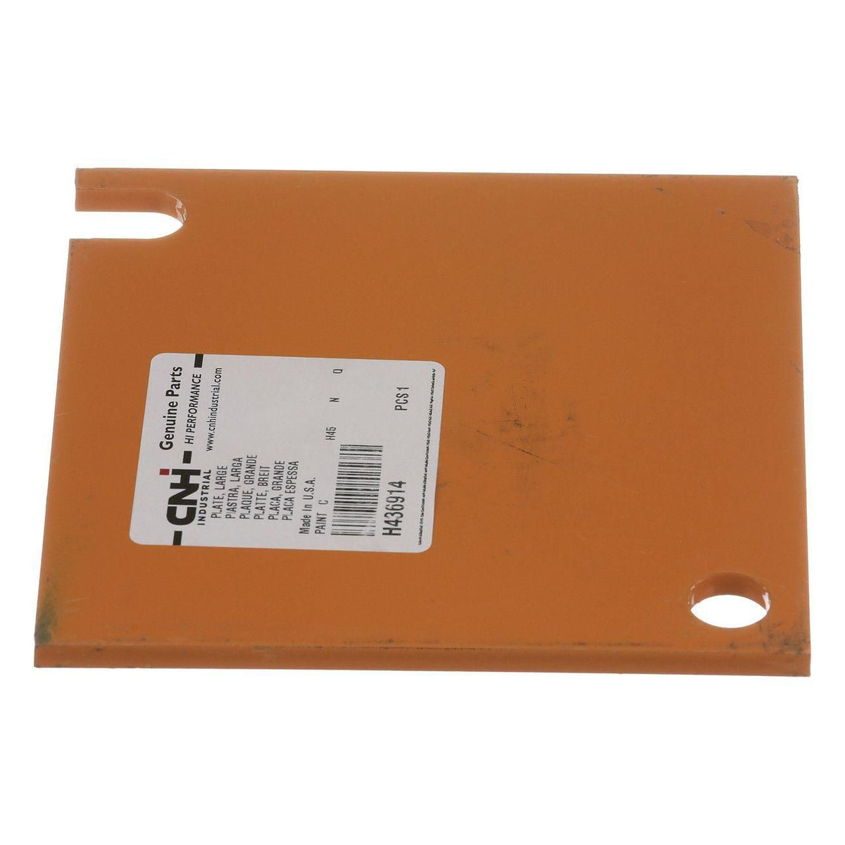 H436914 - OEM PLATE - CASE CONSTRUCTION