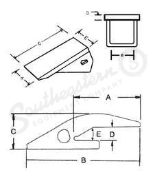 H672429 - OEM TOOTH - CASE CONSTRUCTION