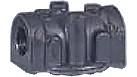 HH6945 - OEM FLEETGUARD HYDRAULIC FILTER HEAD - CASE CONSTRUCTION
