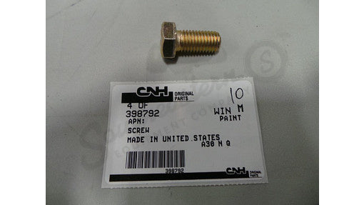 398792 - OEM SCREW CAPSCREW HEX - CASE CONSTRUCTION