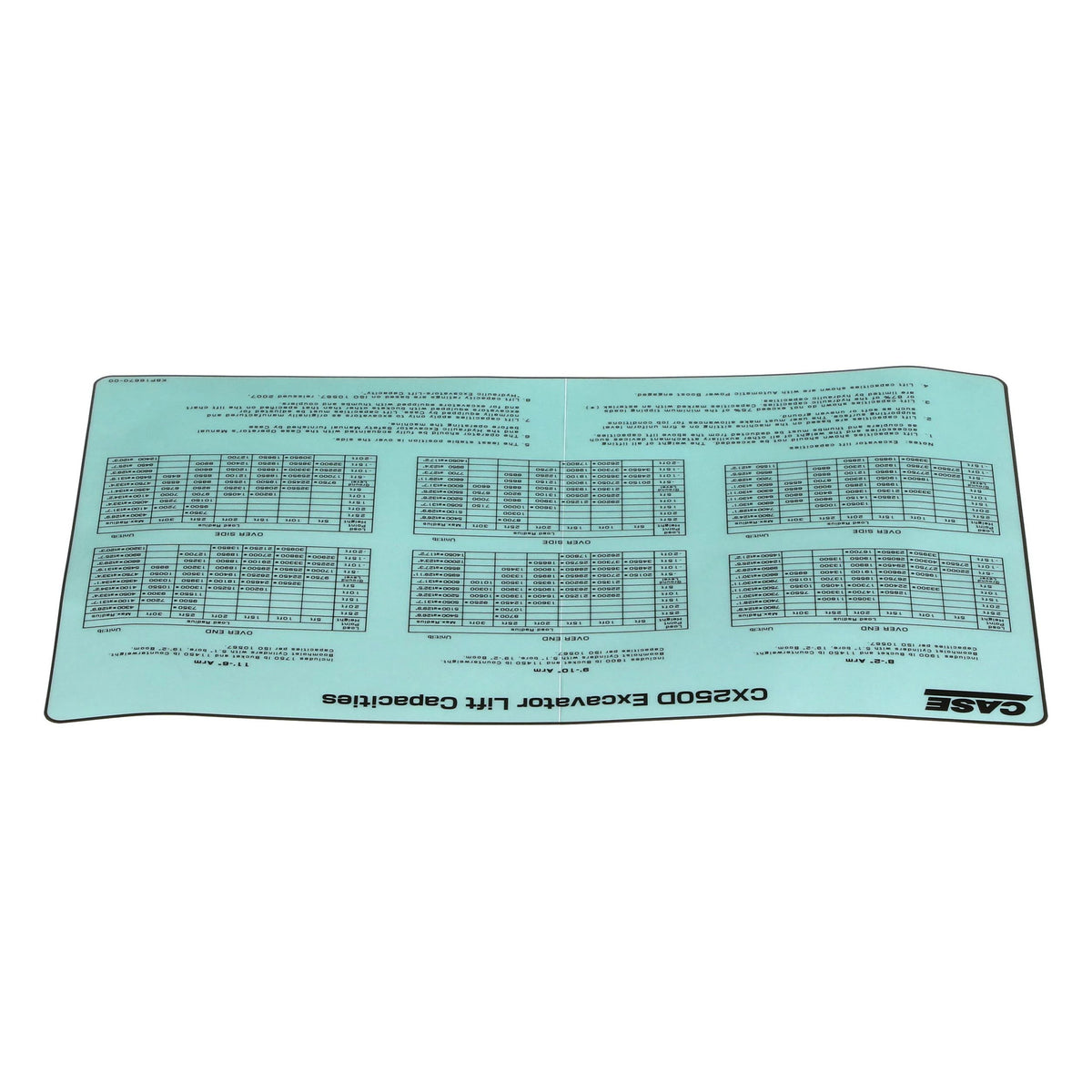 KBP16670 - OEM DECAL - CASE CONSTRUCTION