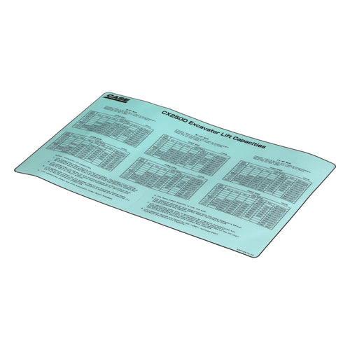 KBP16670 - OEM DECAL - CASE CONSTRUCTION