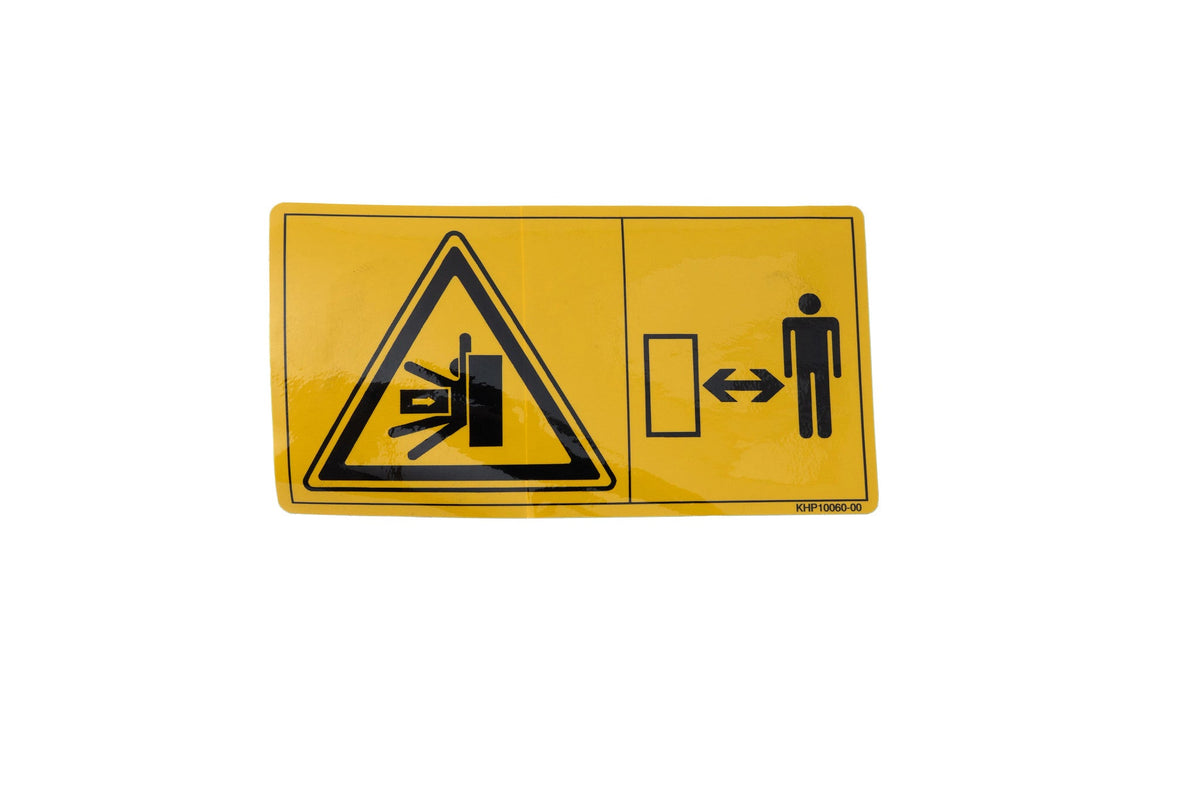 KHP10060 - OEM WARNING DECAL - CASE CONSTRUCTION