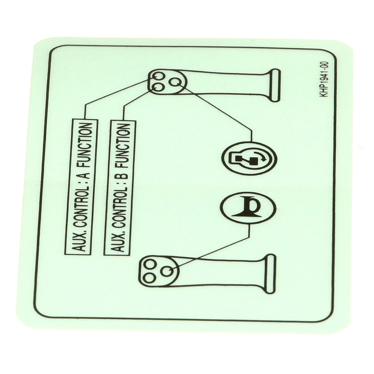 KHP1941 - OEM OPERATING INSTRUCTIONS DECAL - CASE CONSTRUCTION