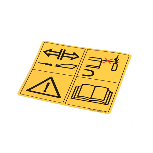 KHP35920 - Calcomanía de advertencia OEM - Case Construction