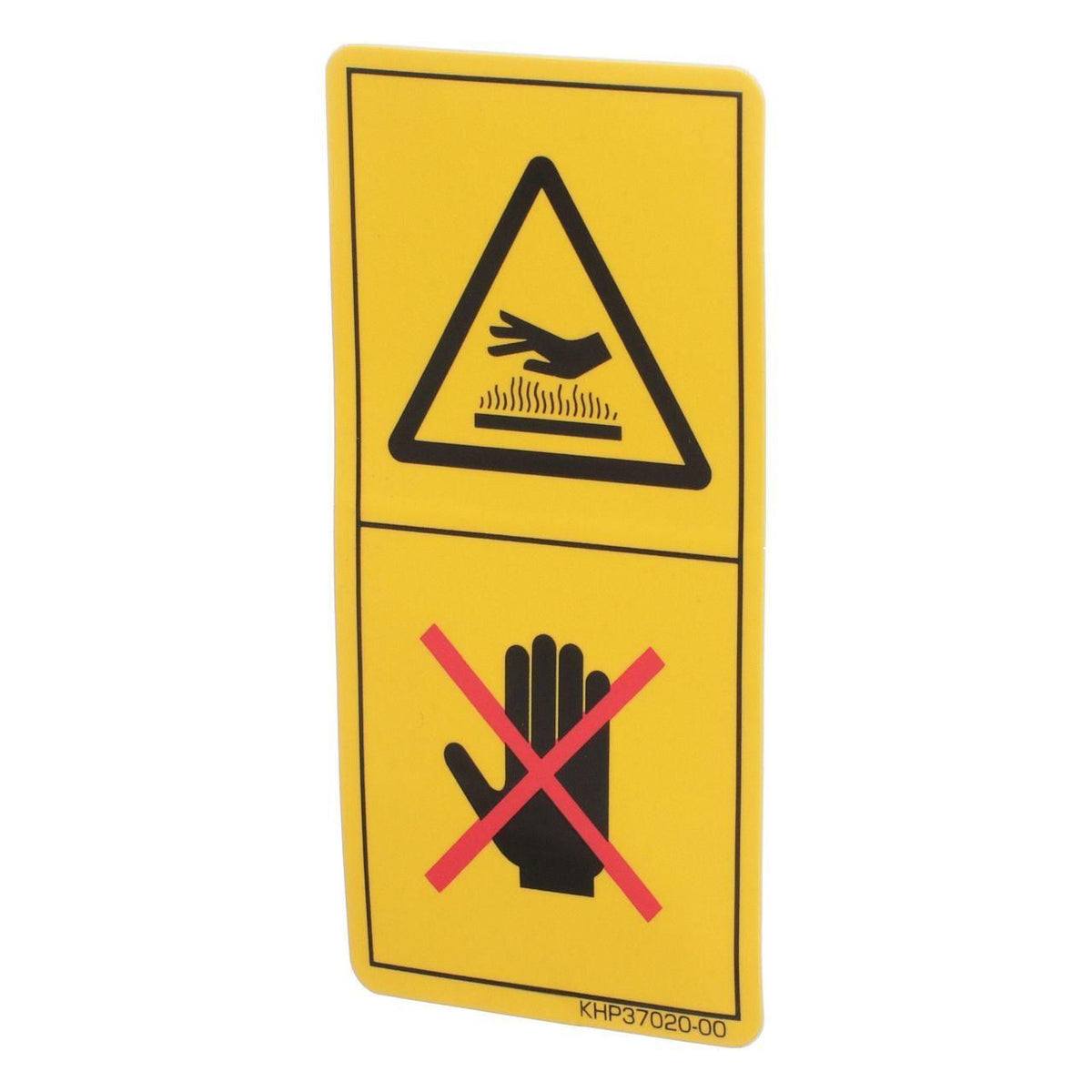 KHP37020 - OEM DECAL WARNING HOT SURFACE - CASE CONSTRUCTION