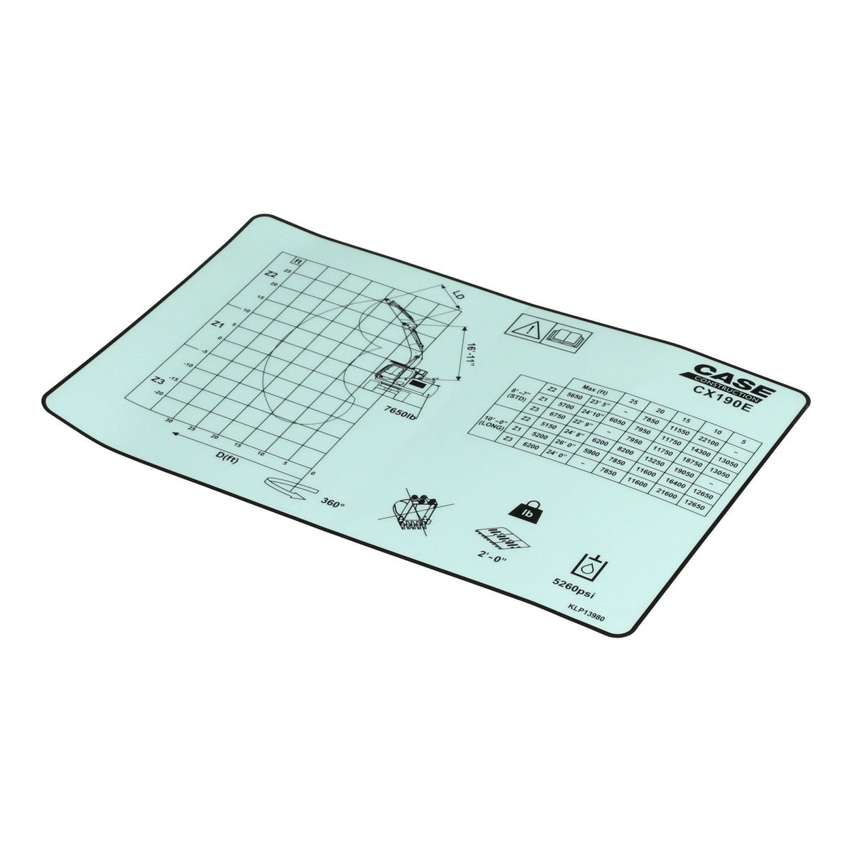 KLP13980 - OEM DECAL - CASE CONSTRUCTION