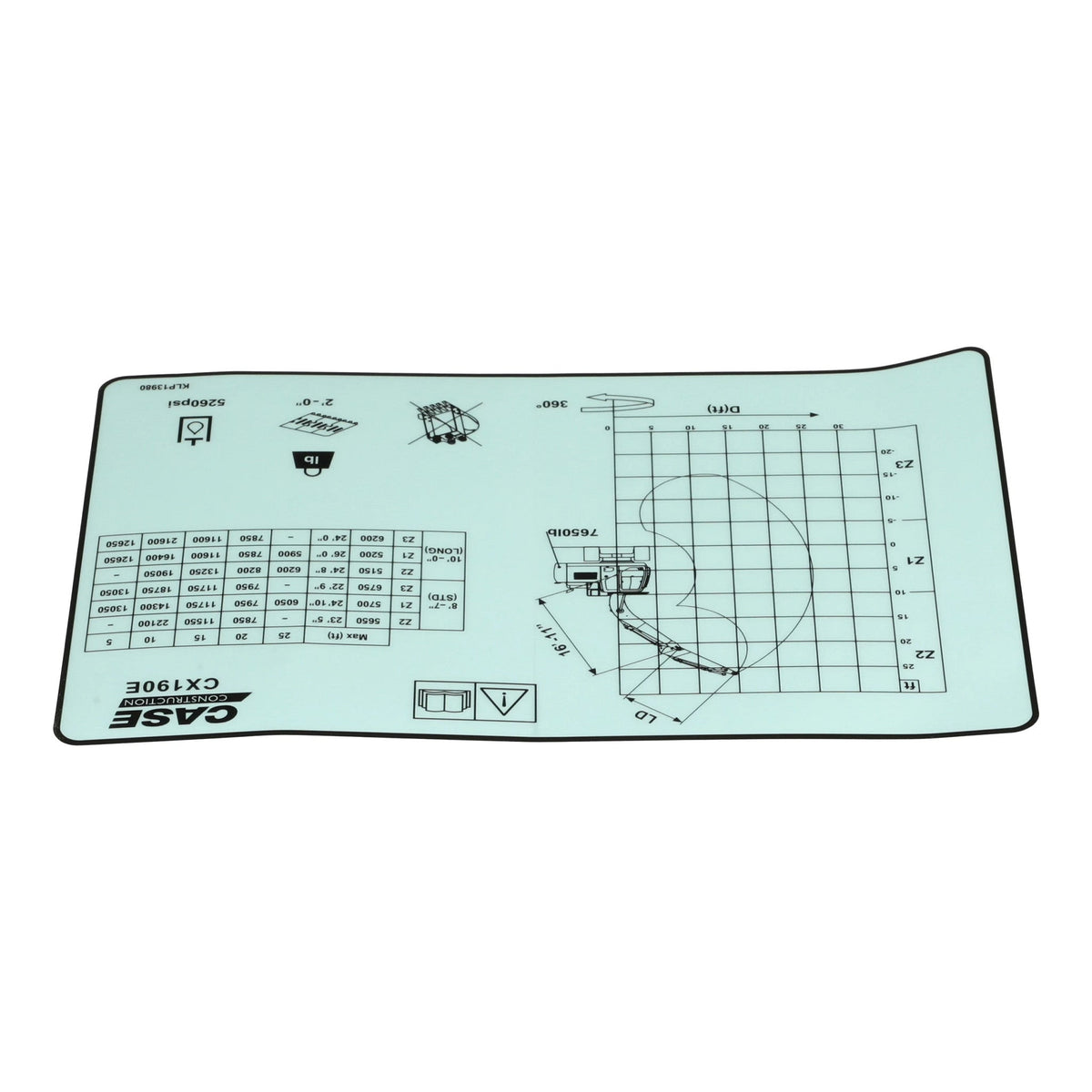 KLP13980 - OEM DECAL - CASE CONSTRUCTION