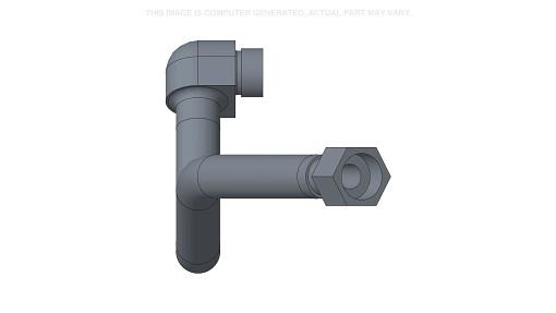 KLV12400 - OEM ARM HYDRAULIC TUBE 27.2 MM X 20.8 MM ADAPTOR & EOW - CASE CONSTRUCTION