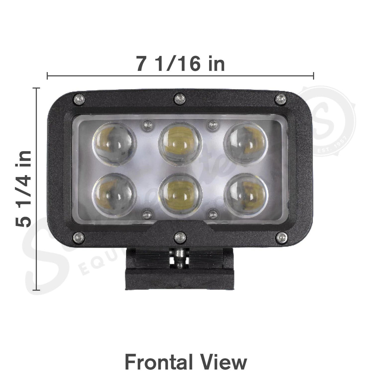 LED6001S - OEM SPOTLIGHT 6 CREE LEDS - CASE CONSTRUCTION