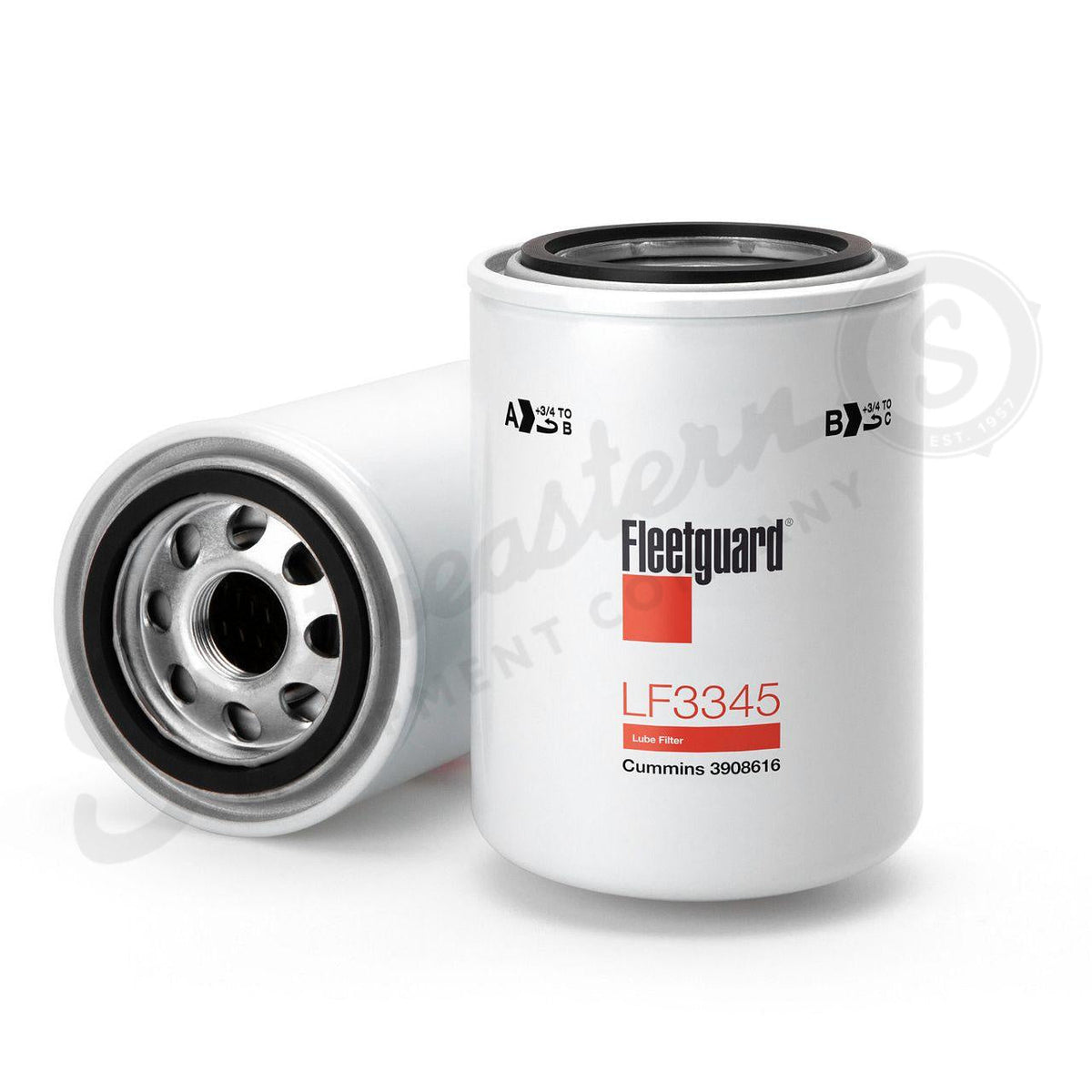 LF3345 - OEM FLEETGUARD SPIN-ON OIL FILTER FULL FLOW - CASE CONSTRUCTION