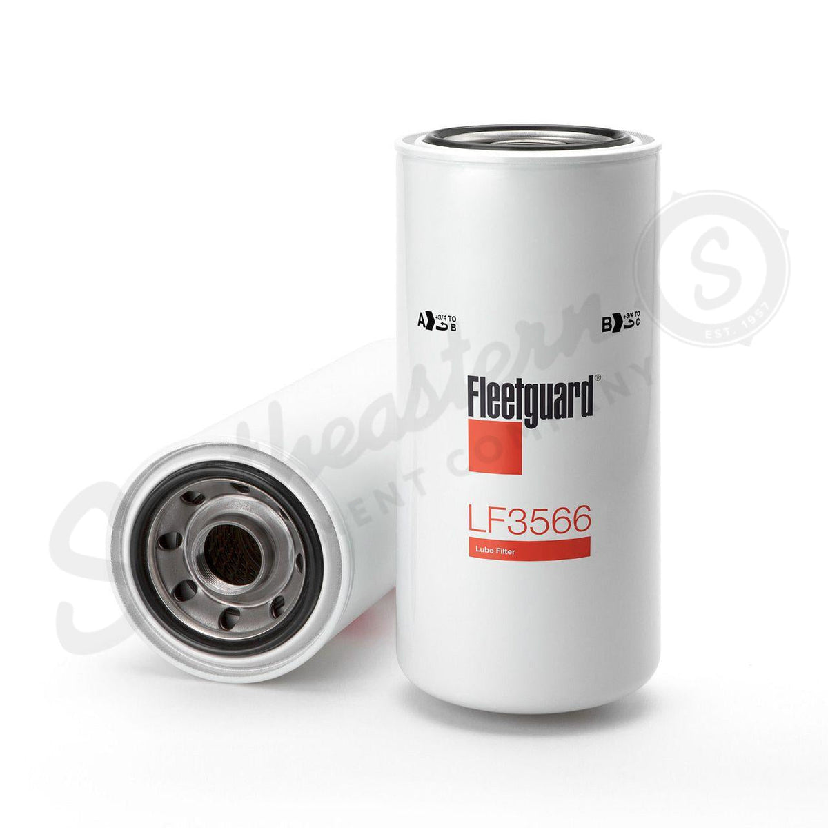 LF3566 - OEM FLEETGUARD SPIN-ON LUBE FILTER FULL FLOW - CASE CONSTRUCTION