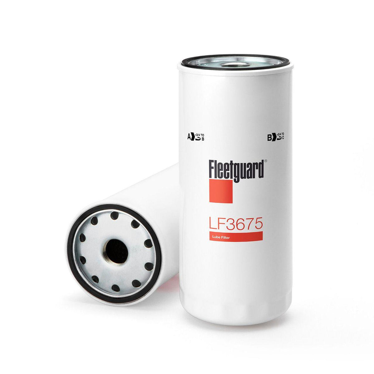 LF3675 - OEM FLEETGUARD SPIN-ON LUBE FILTER FULL FLOW - CASE CONSTRUCTION
