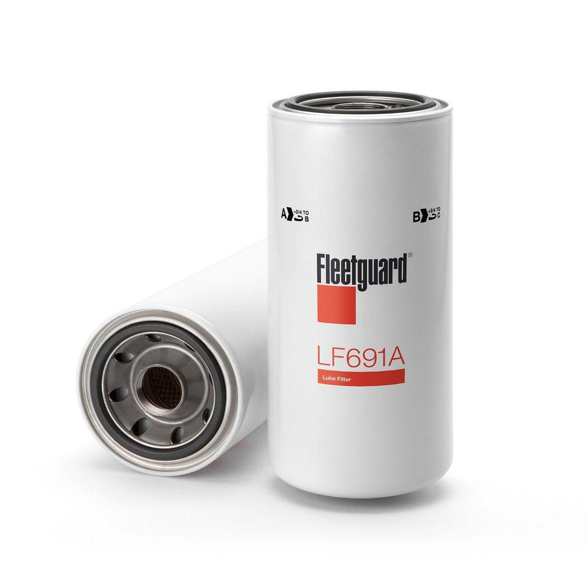 LF691A - OEM FLEETGUARD SPIN-ON LUBE FILTER FULL FLOW - CASE CONSTRUCTION