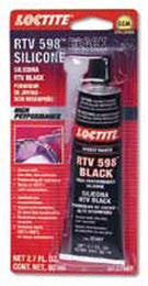 MC37519 - OEM LOCTITE RTV 598 BLACK SILICONE GASKET MAKER 12-PACK/8.75OZ CANS - CASE CONSTRUCTION