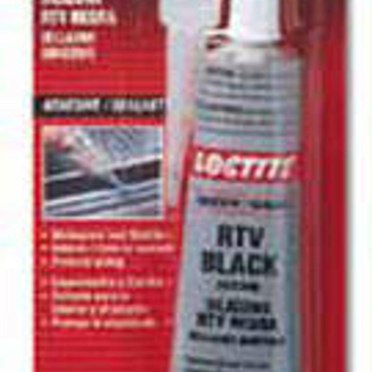 MC37523 - OEM LOCTITE RTV BLACK SILICONE 10-PACK/300 ML CARTRIDGES - CASE CONSTRUCTION