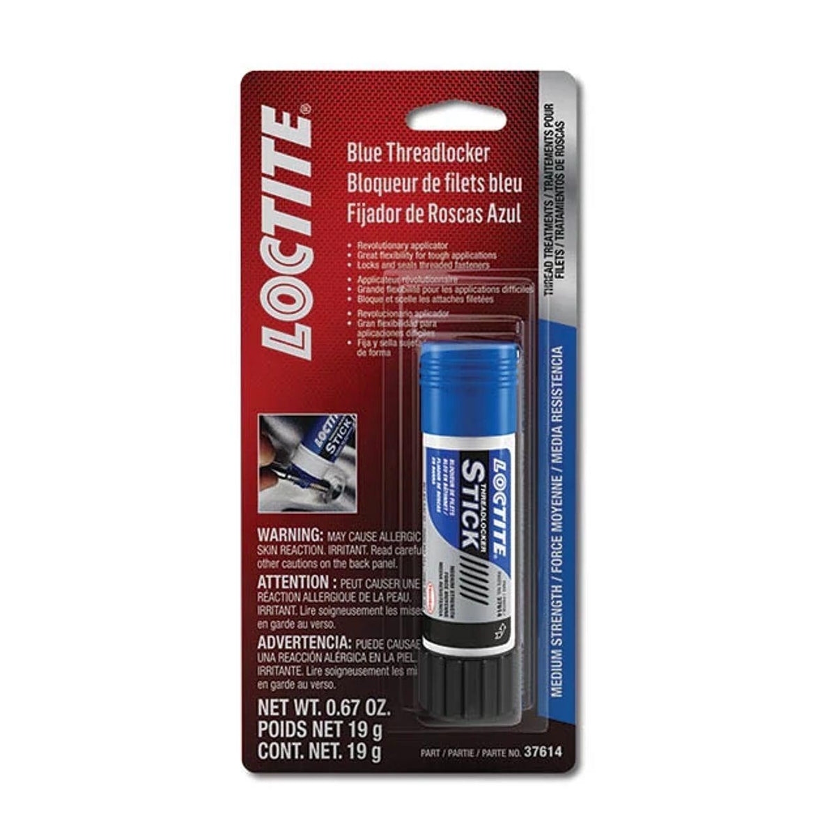 MC37614 - OEM LOCTITE BLUE STICK THREADLOCKER - CASE CONSTRUCTION