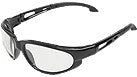 MN111SW - OEM CLEAR LENS SAFETY GLASSES BLACK FRAME - CASE CONSTRUCTION