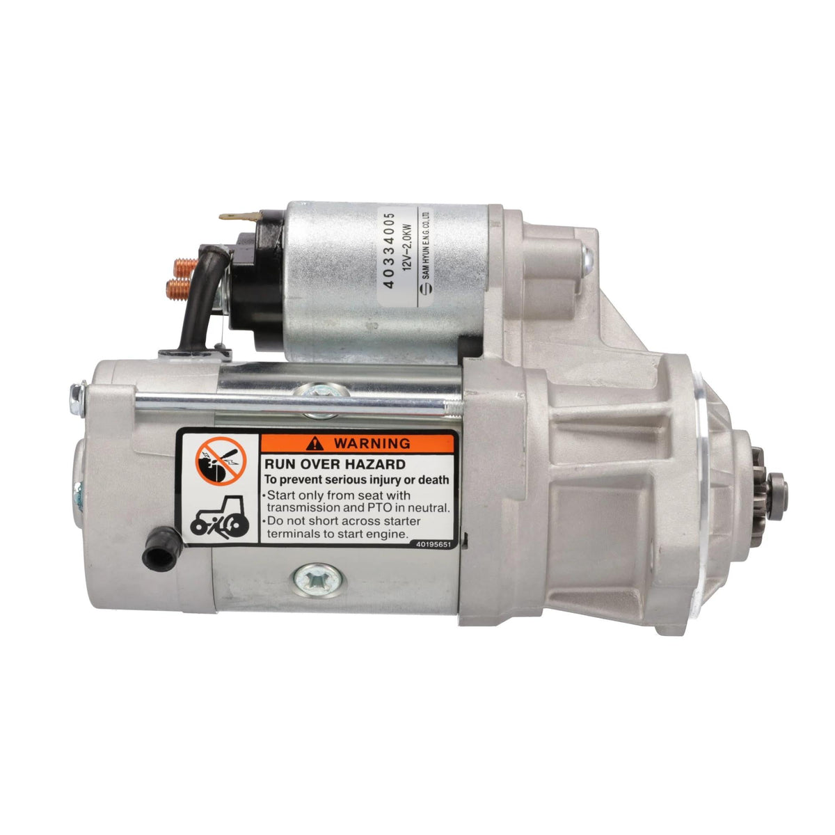 MT40334005R - OEM REMANUFACTURED STARTER - CASE CONSTRUCTION