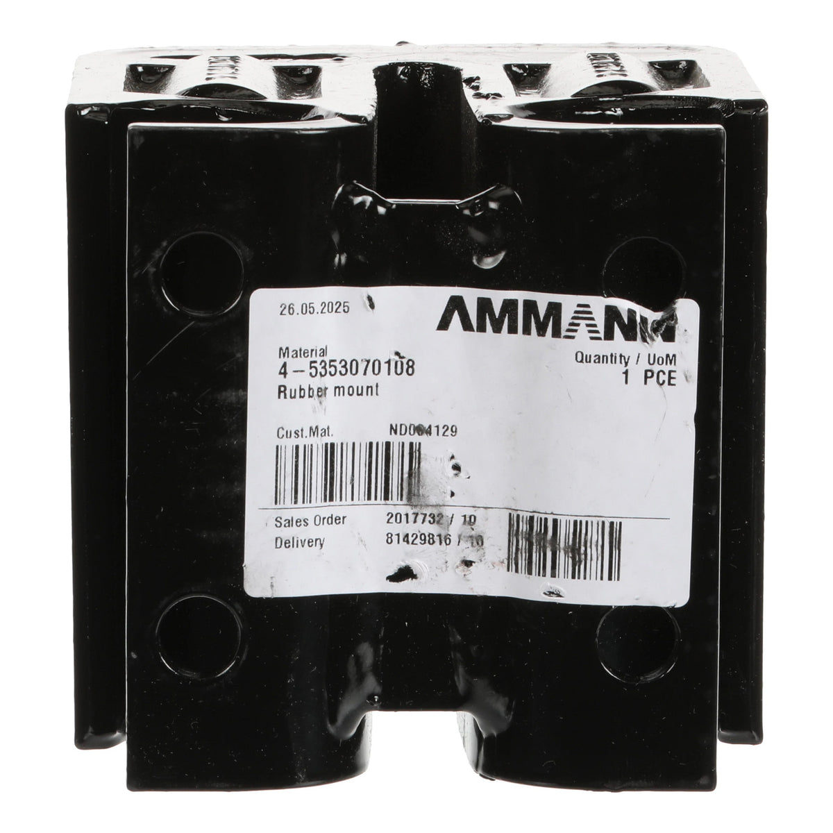 ND064129 - OEM RUBBER MOUNT - CASE CONSTRUCTION
