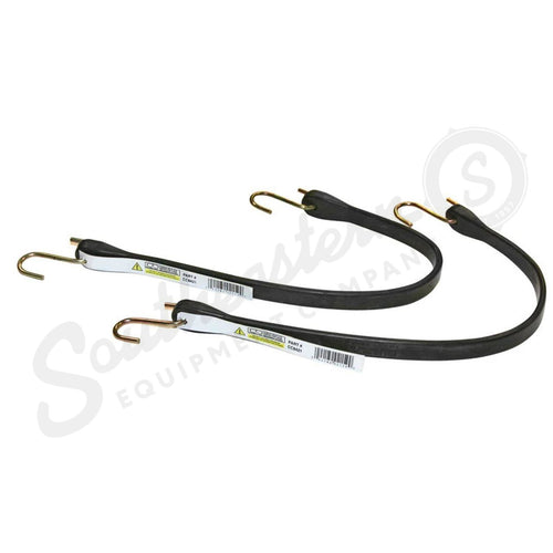 PCCCC8409 - OEM 9" EPDM RUBBER TARP STRAPS w/ HOOKS - CASE CONSTRUCTION