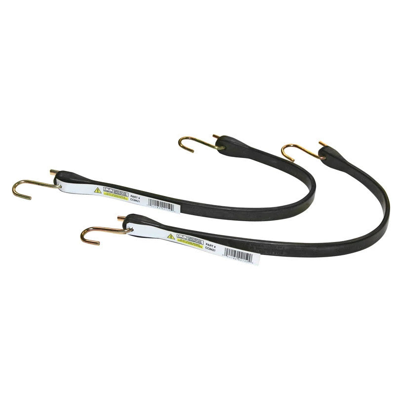 PCCCC8415 - OEM 15" EPDM RUBBER TARP STRAPS w/ HOOKS - CASE CONSTRUCTION