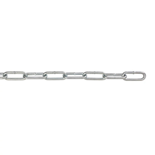PCCH0810-2111 - OEM 2/0 STRAIGHT LINK COIL ZINC-PLATED CHAIN 350" - CASE CONSTRUCTION