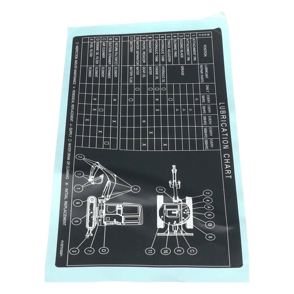 PV20T01003P1 - OEM LABEL - CASE CONSTRUCTION