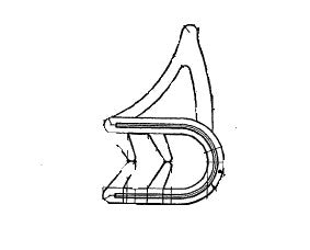 PW02C01342D1 - OEM WEATHER STRIP - CASE CONSTRUCTION