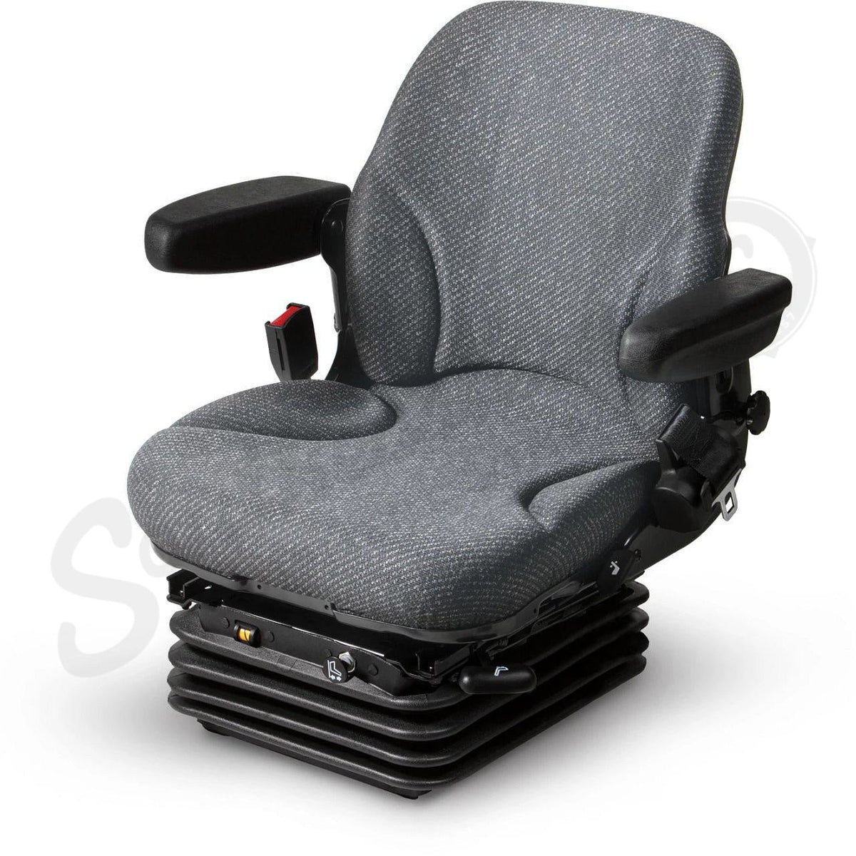SA32623901 - OEM COMPACT AIR SUSPENSION SEAT CHARCOAL GRAY CLOTH - CASE CONSTRUCTION
