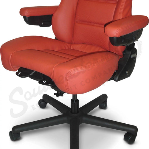 SA39389901 - Chaise de bureau CNH OEM en cuir rouge - Construction du boîtier