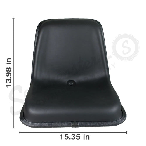 SEA-11NBEX - OEM UNIVERSAL NARROW SEAT BLACK - CASE CONSTRUCTION