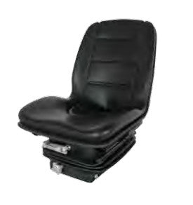 SEA-COM2210X - OEM NARROW DELUXE SUSPENSION SEAT BLACK - CASE CONSTRUCTION