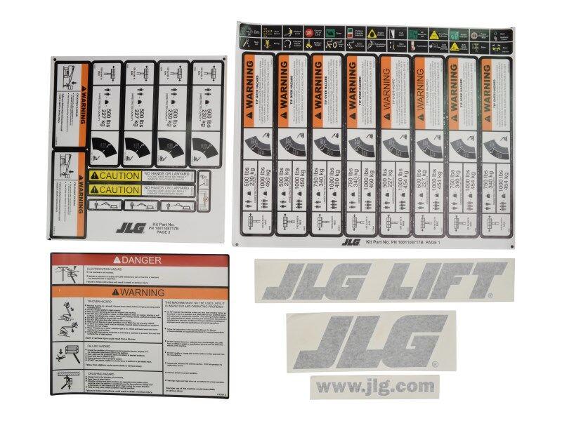 1001108717 - OEM PLATFORM DECAL 400S-460SJ KIT - JLG