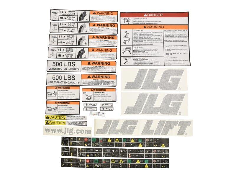 1001108718 - OEM PLATFORM DECAL 600A-600S KIT - JLG